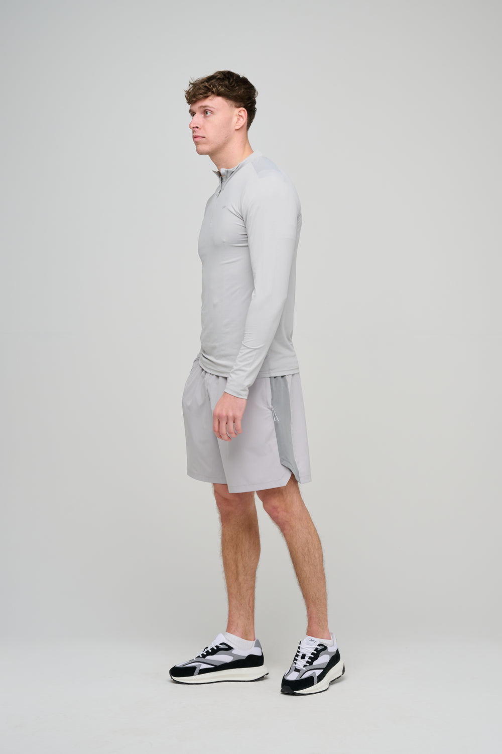 Capo Active Performance Shorts - Light Grey