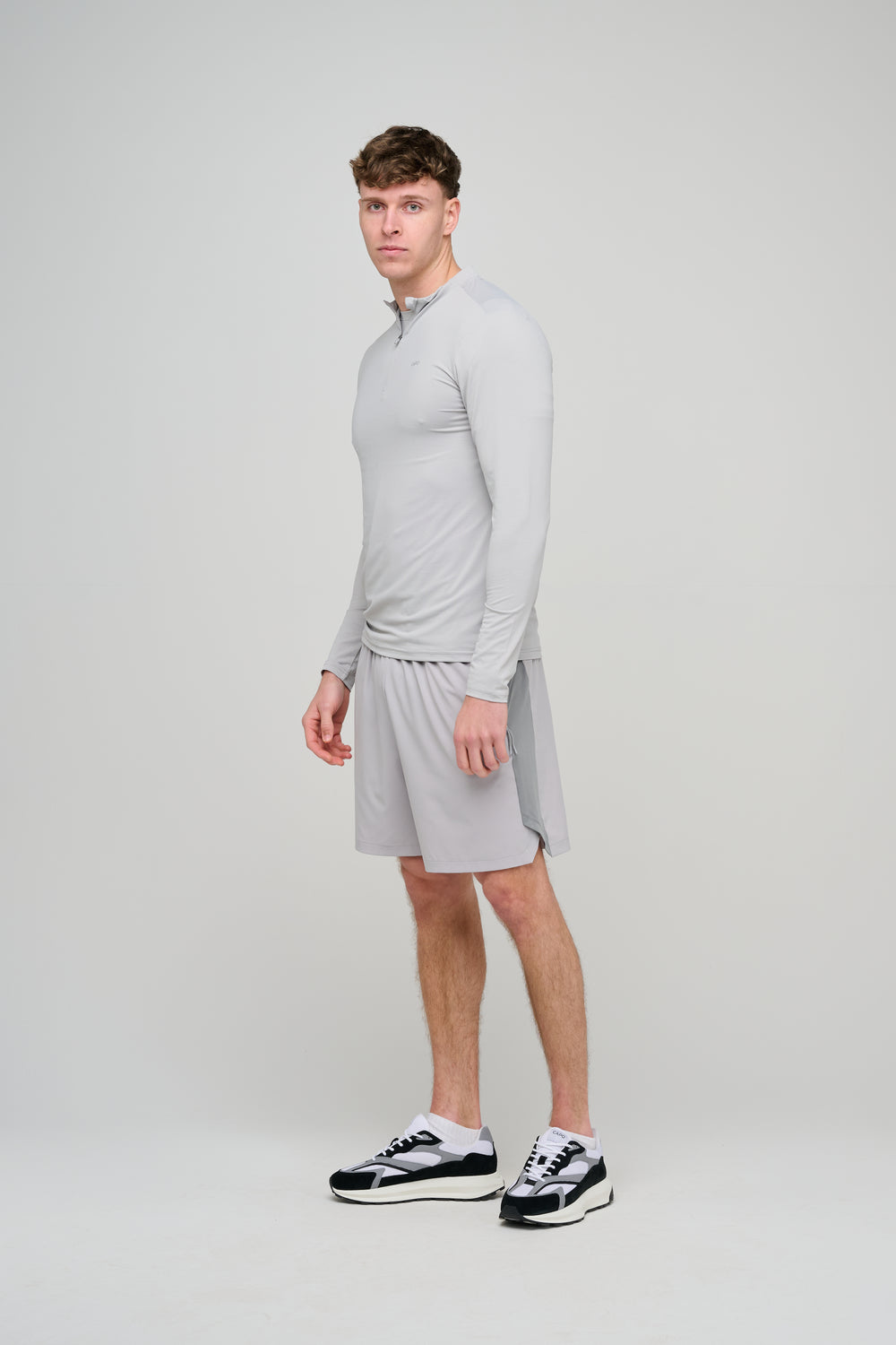Capo Active Performance Shorts - Light Grey