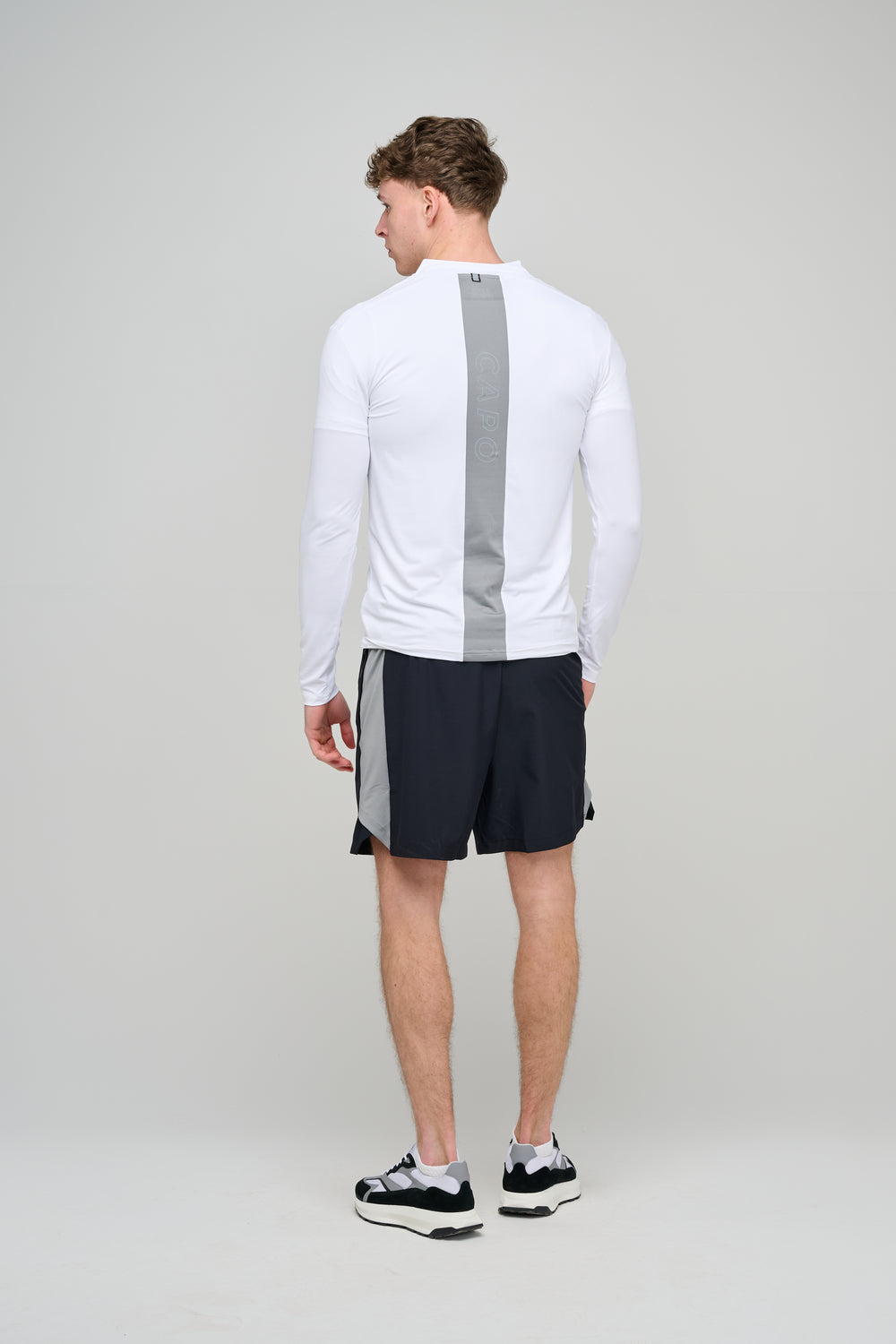 Capo Active Performance 1/4 Zip Top - White