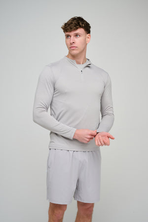 Capo Active Core 1/4 Zip Top - Light Grey