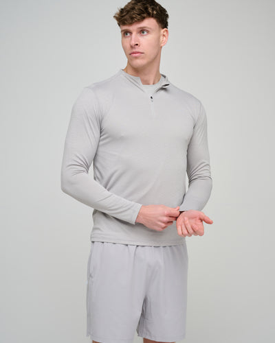 Capo Active Core 1/4 Zip Top - Light Grey