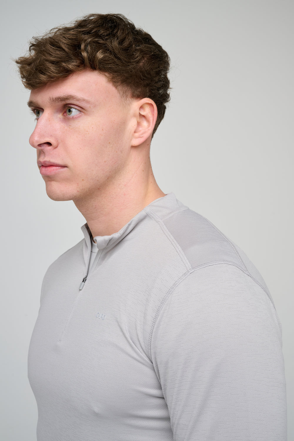Capo Active Core 1/4 Zip Top - Light Grey