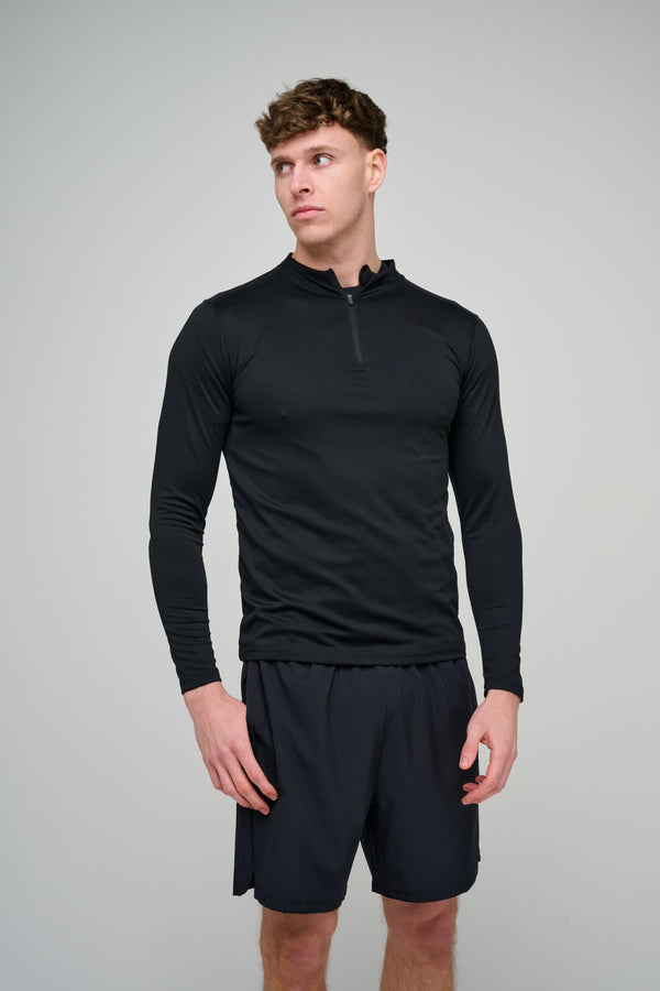 Capo Active Core 1/4 Zip Top - Black