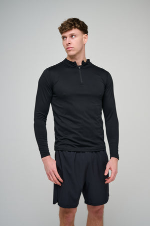 Capo Active Core 1/4 Zip Top - Black