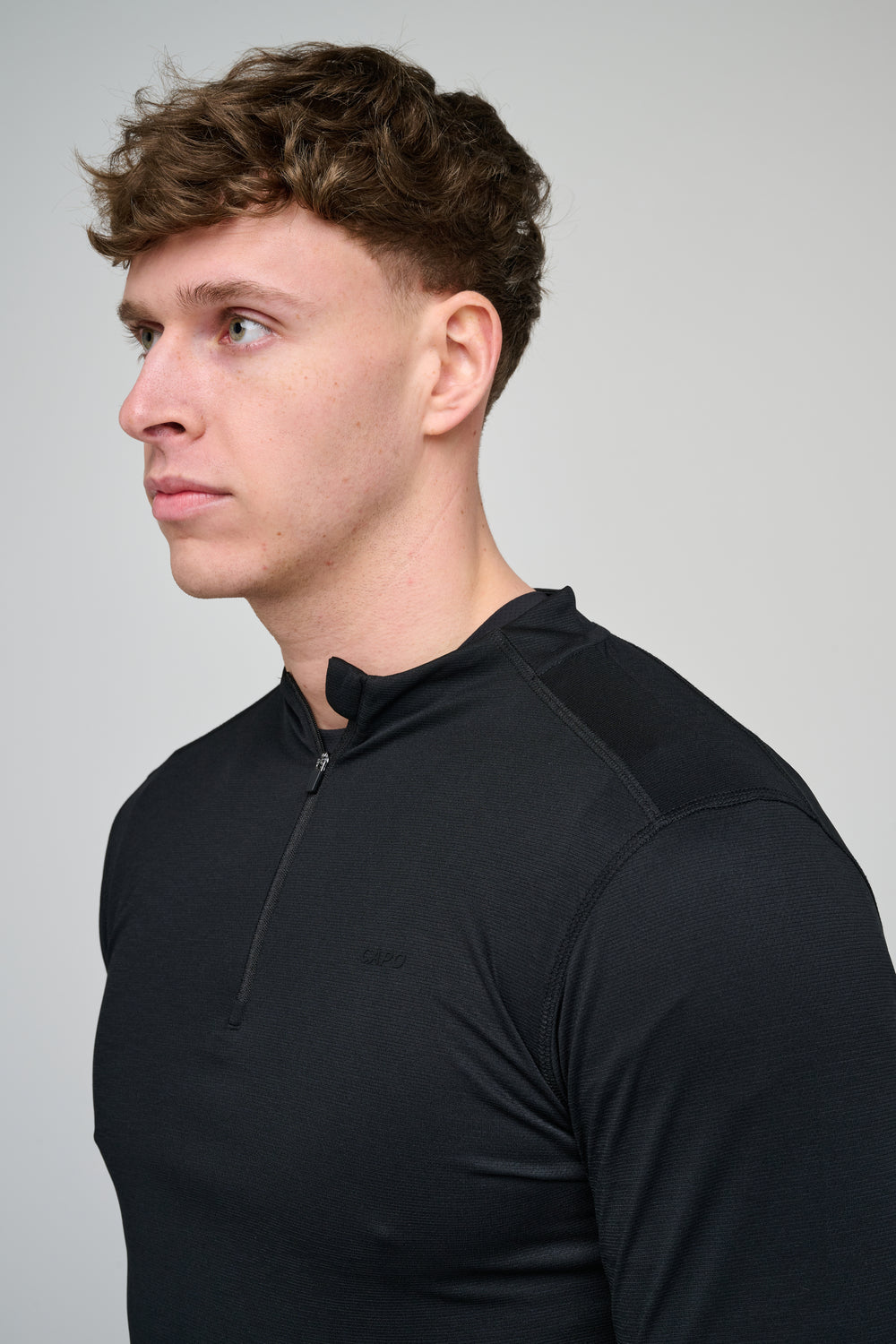 Capo Active Core 1/4 Zip Top - Black