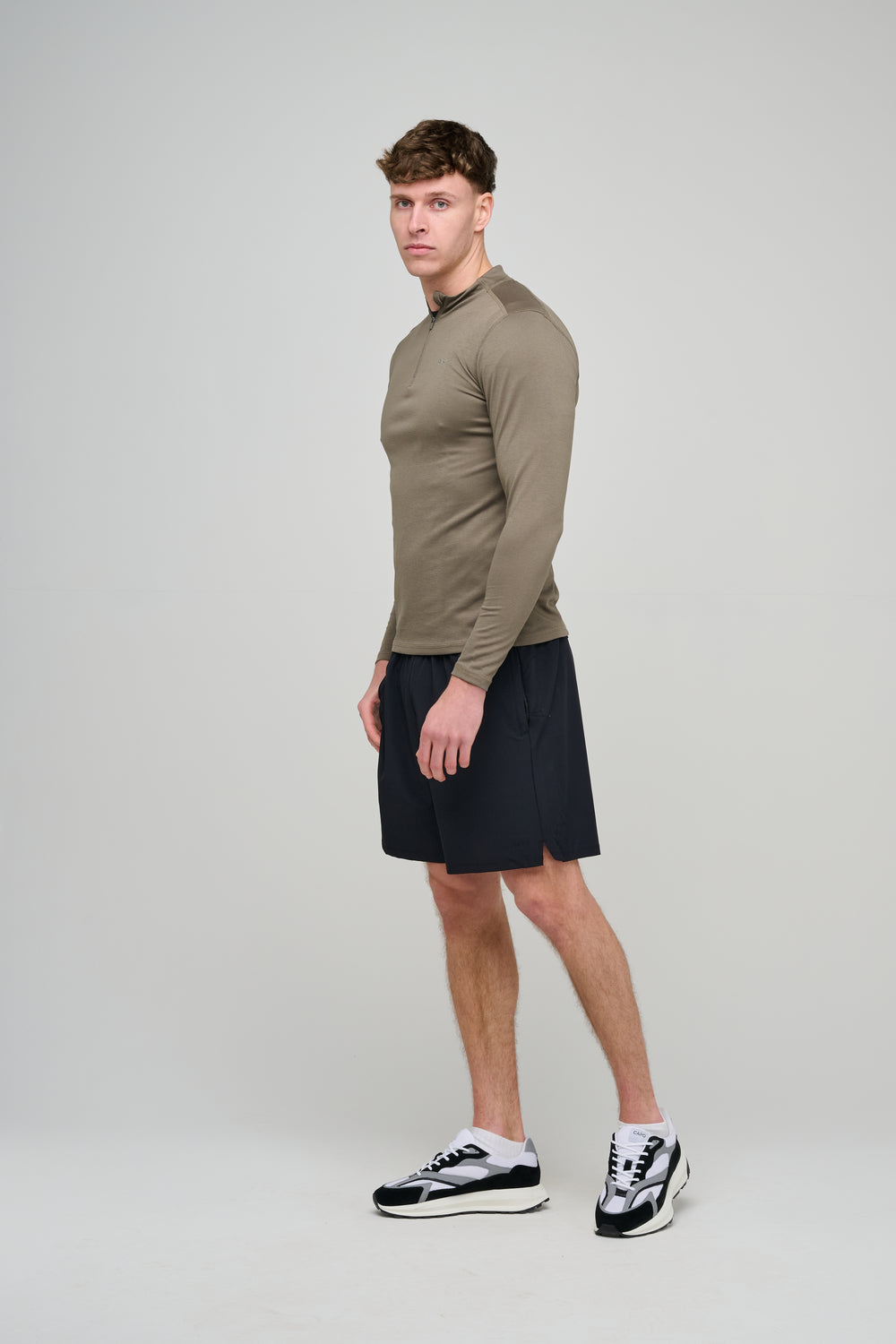 Capo Active Core 1/4 Zip Top - Olive
