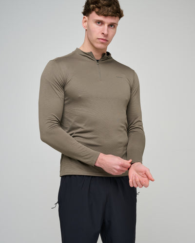 Capo Active Core 1/4 Zip Top - Olive