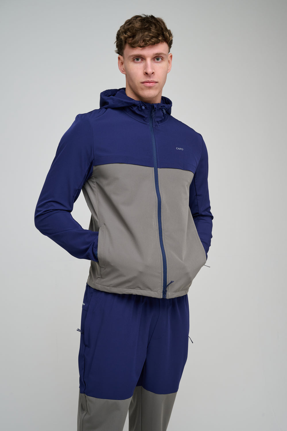 Capo Performance Tracksuit Jacket - Navy