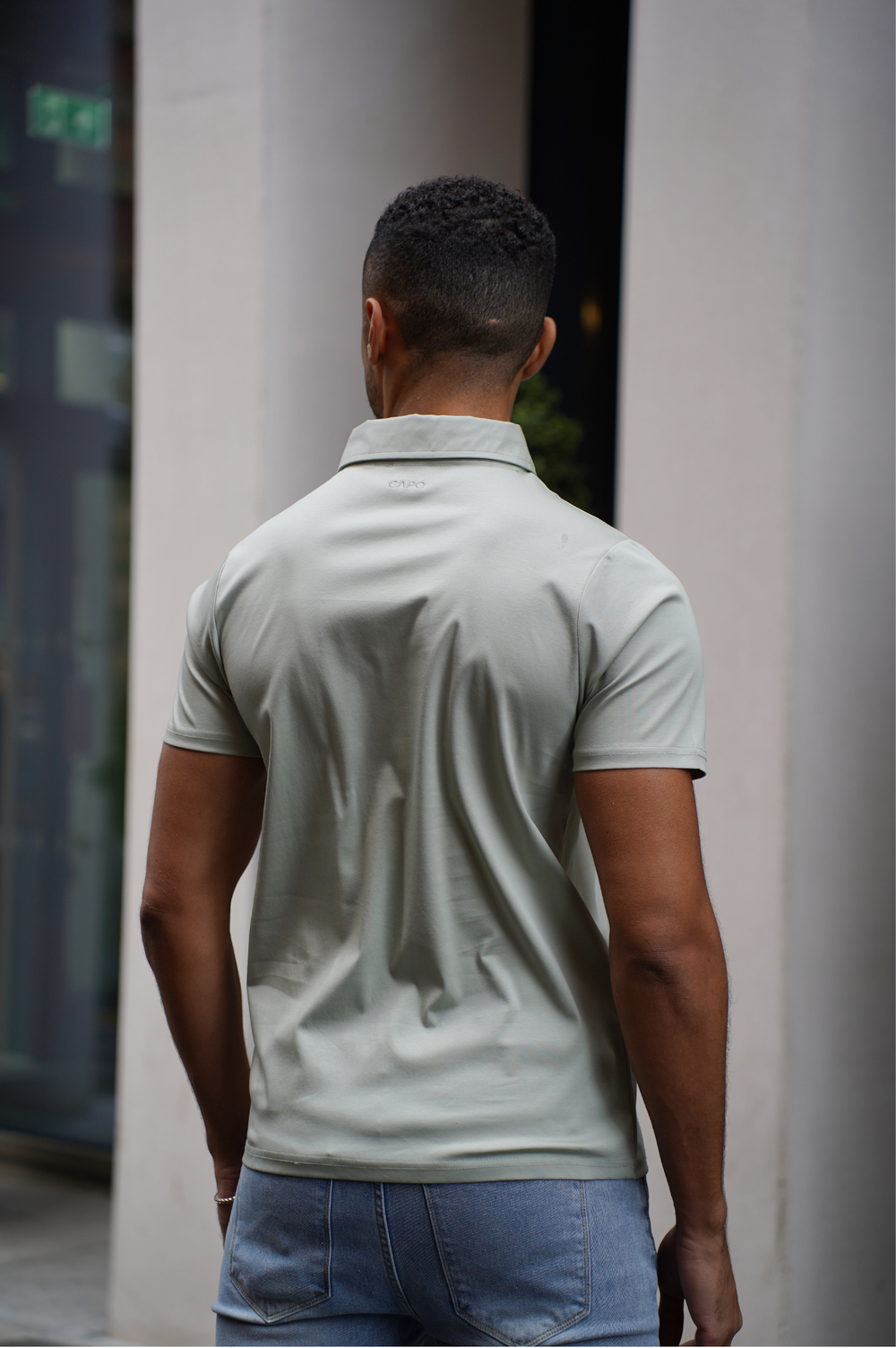 Capo MERCERISED Polo Shirt - Sage