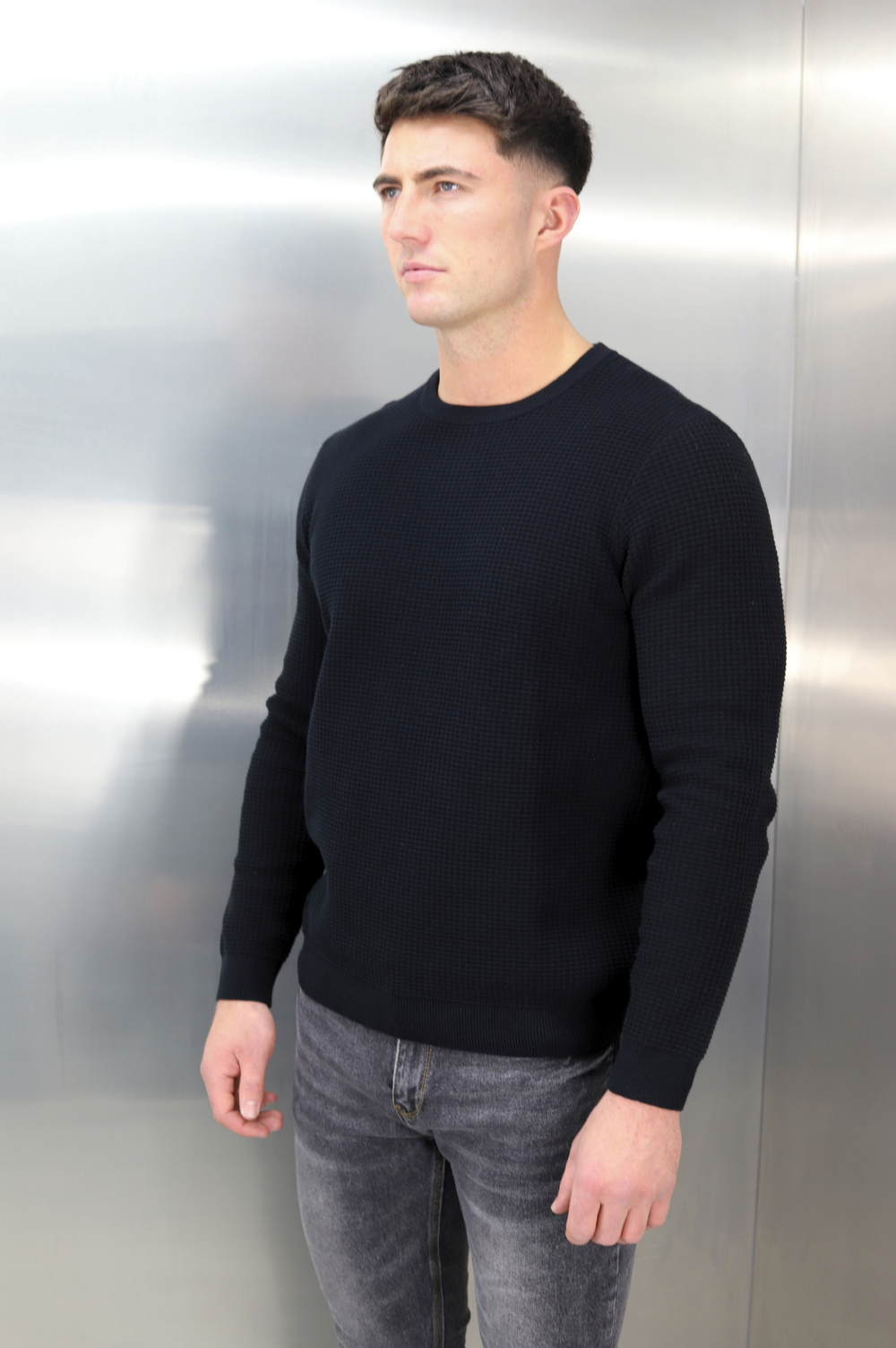 Capo Chable Capo CABLE Knit Jumper - Black – CAPO | Meaning Behind The Brand