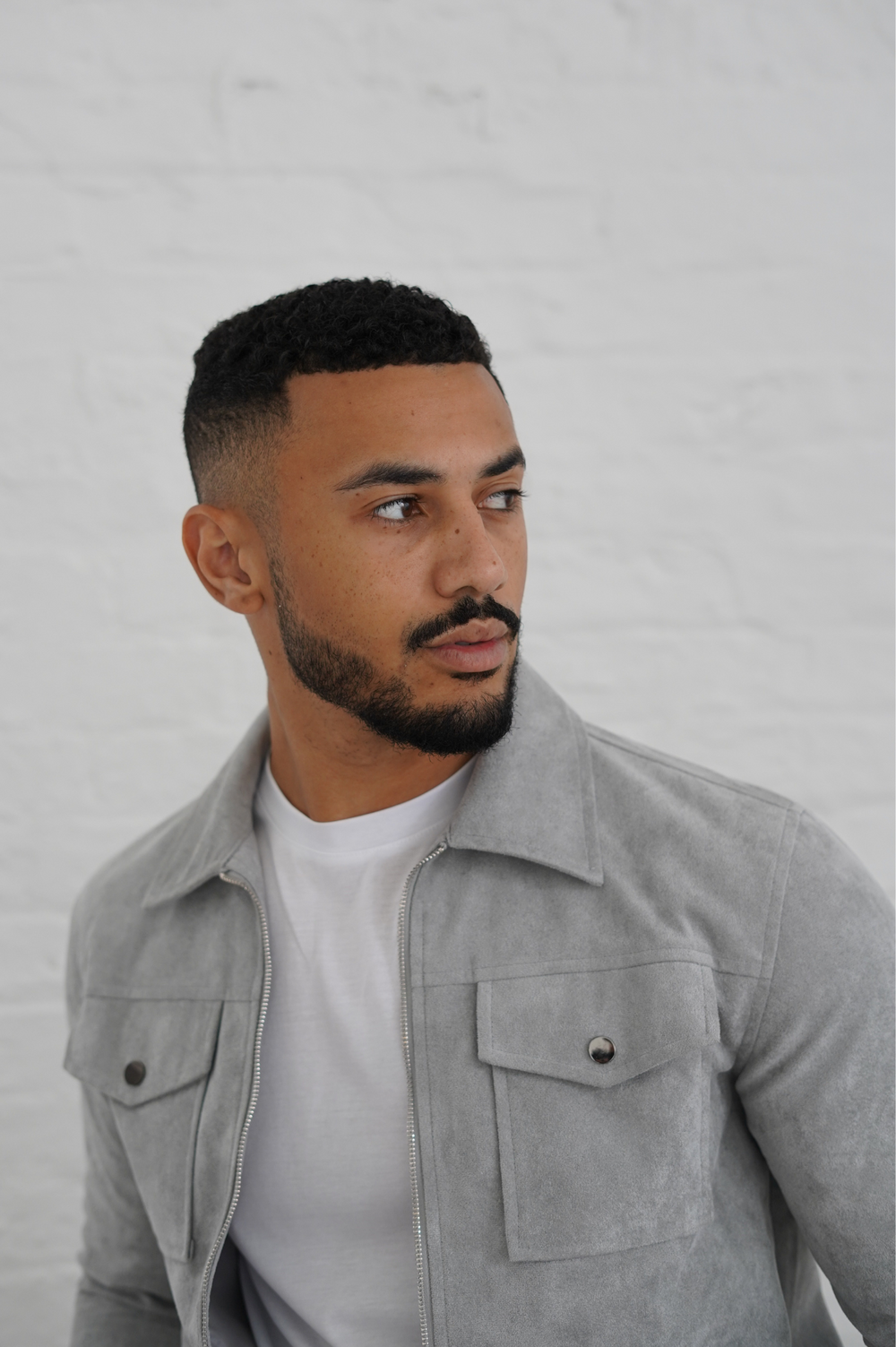 Capo SUEDE Jacket Grey