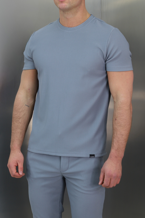 Capo PLEAT T-Shirt - Grey
