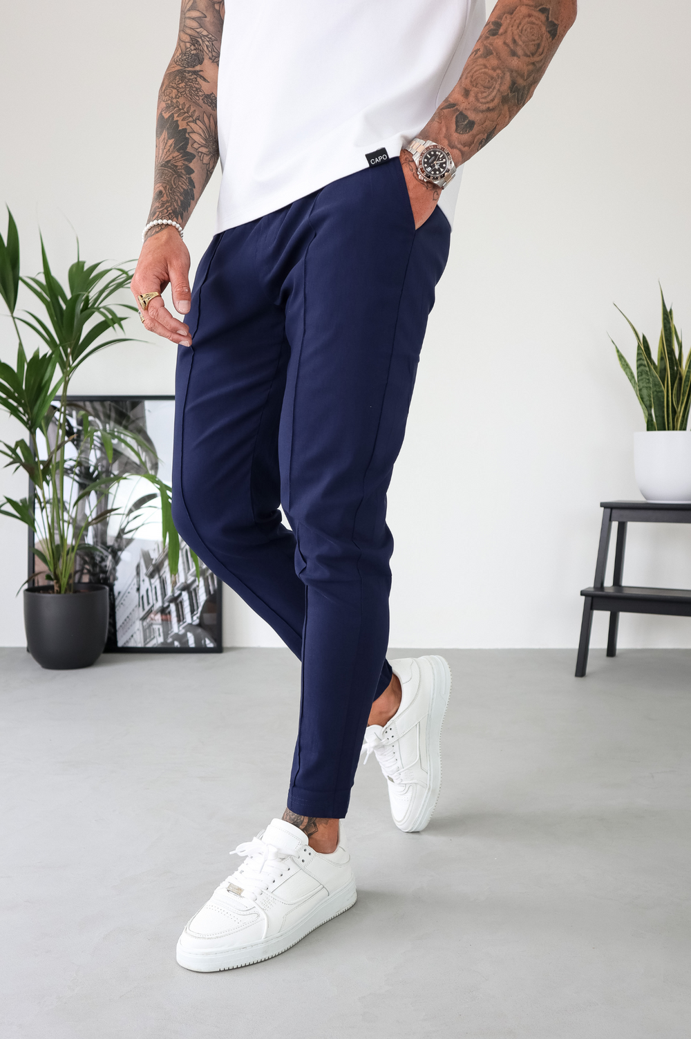 Capo SMART Trouser - Navy – CAPO | Meaning Behind The Brand