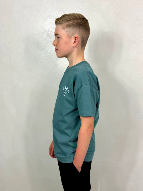Capo Kids Beach Club T-Shirt - Dusky Blue