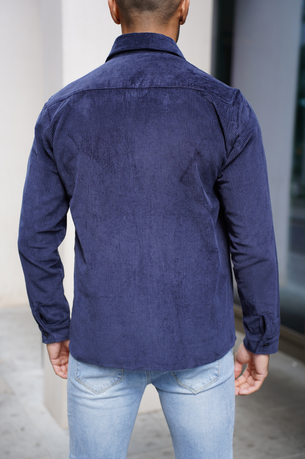 Capo CORD OVERSHIRT - Navy