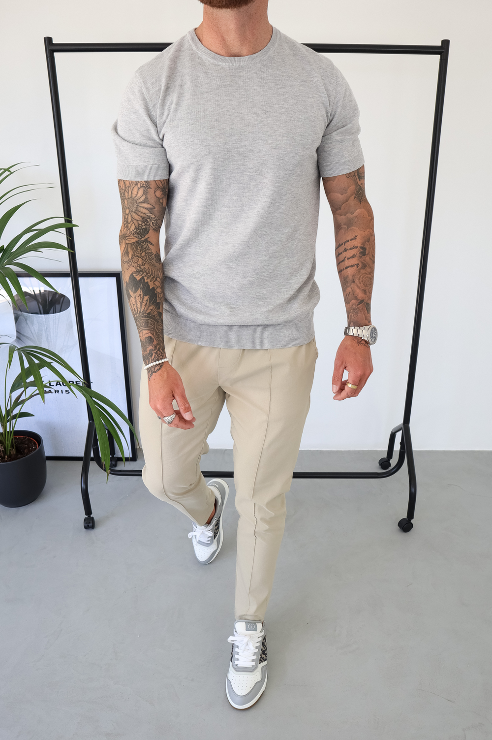 Capo Egyptian Cotton T-Shirt - Grey