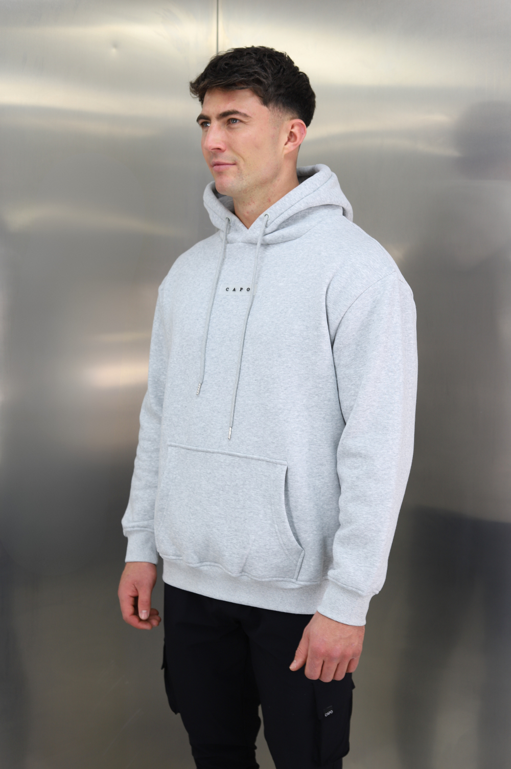 Light hot sale gray hoodie