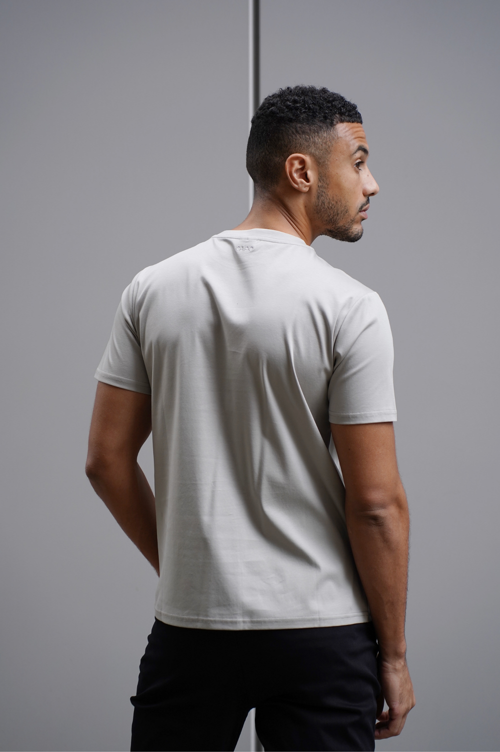 Capo MERCERISED T-Shirt - Pebble