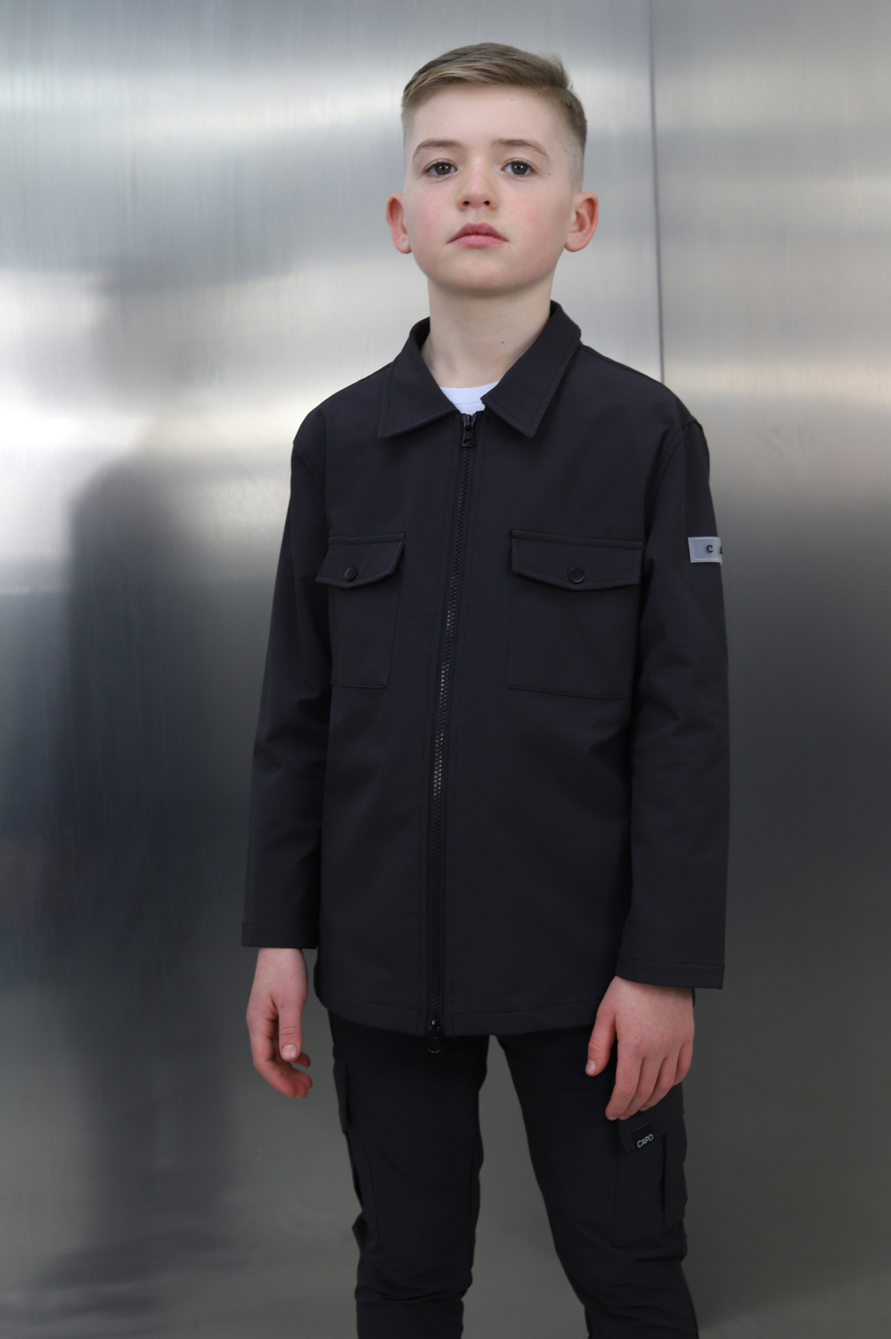 Capo KIDS - BUTTON Jacket - Charcoal