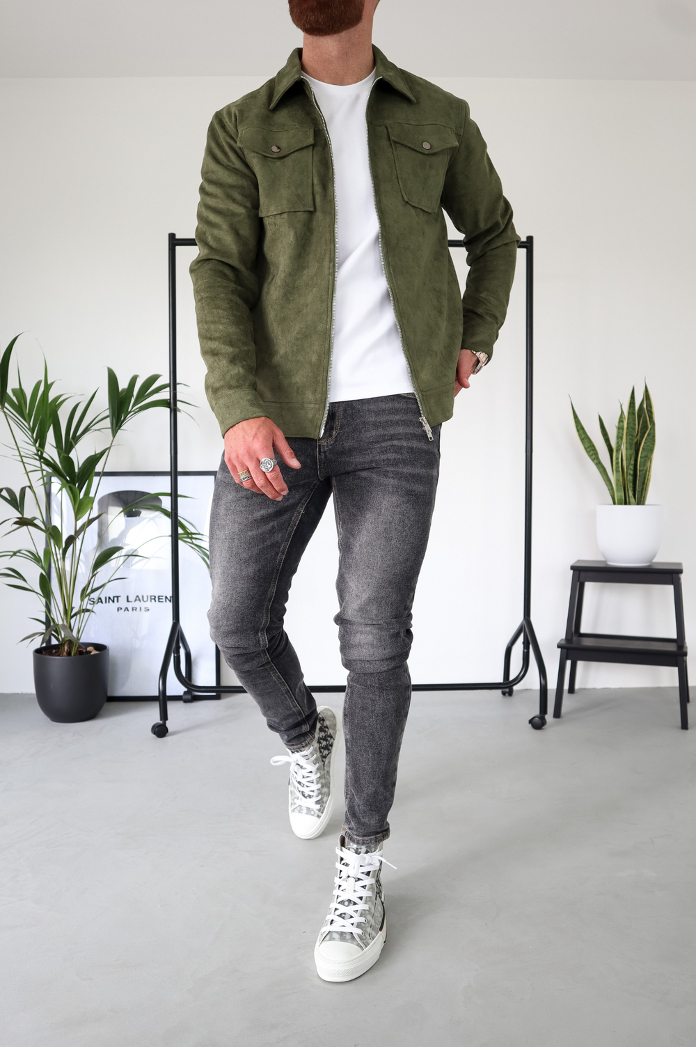 Olive jacket online