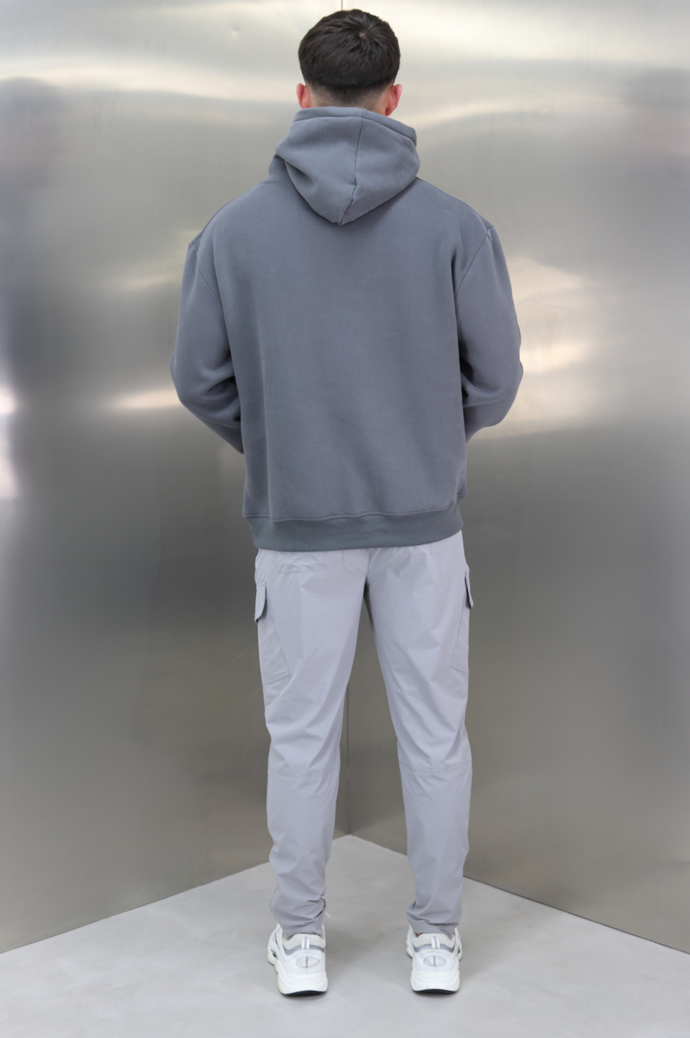 Essential hoodie charcoal Clearance