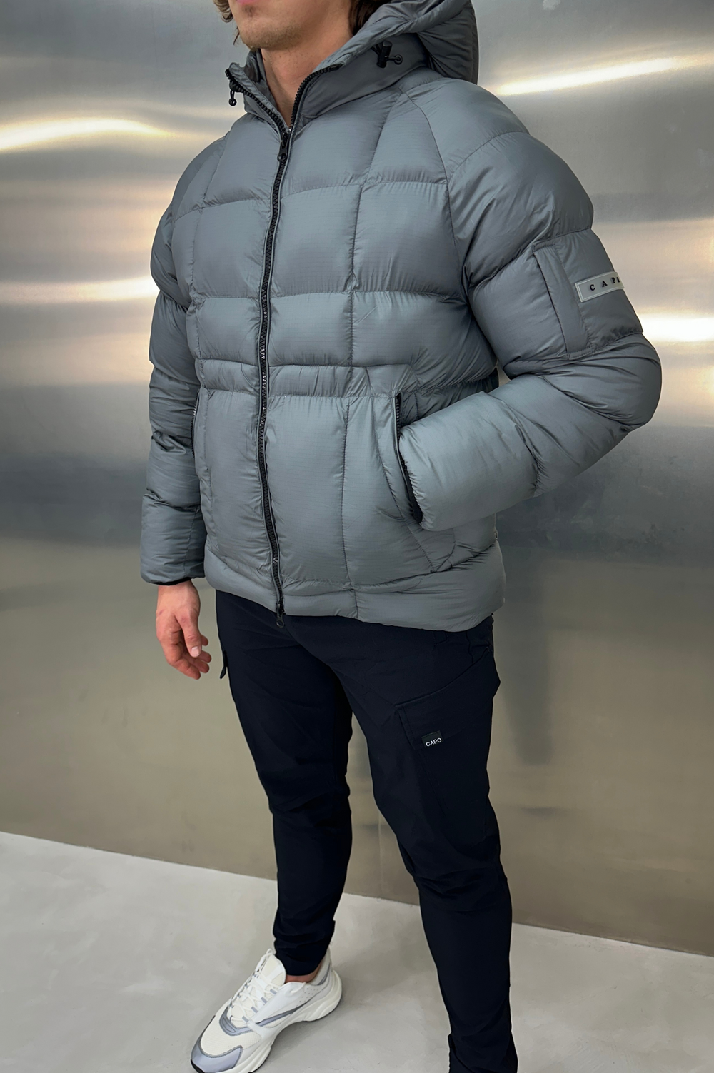 Capo CUBE Coat Jacket - Grey – CAPO | Meaning Behind The Brand