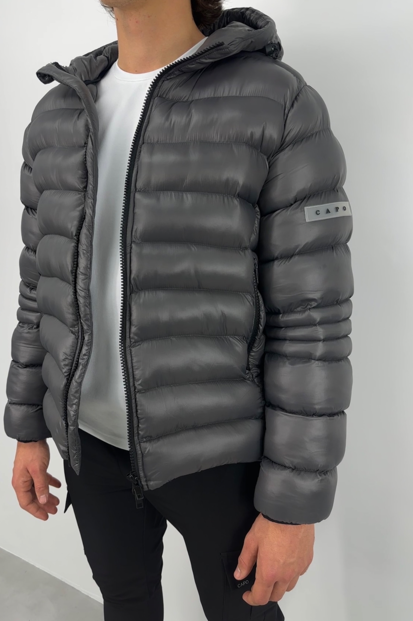 Zavetti Canada Junior Raffino Puffer Jacket - Black | very.co.uk