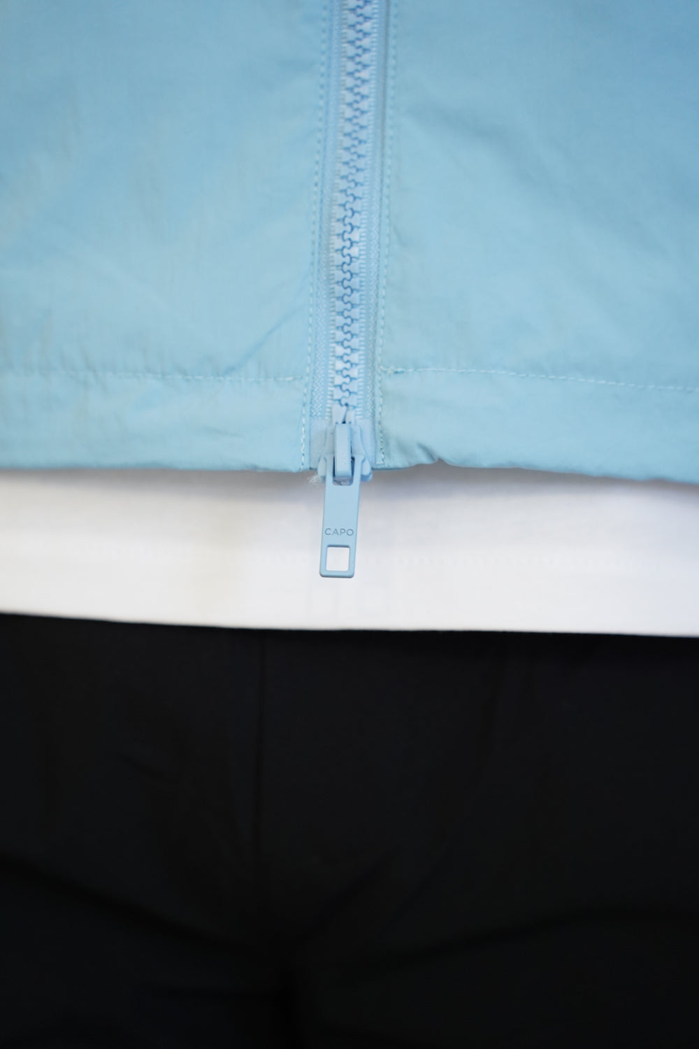 Capo Crinkle Lightweight Jacket - Sky Blue