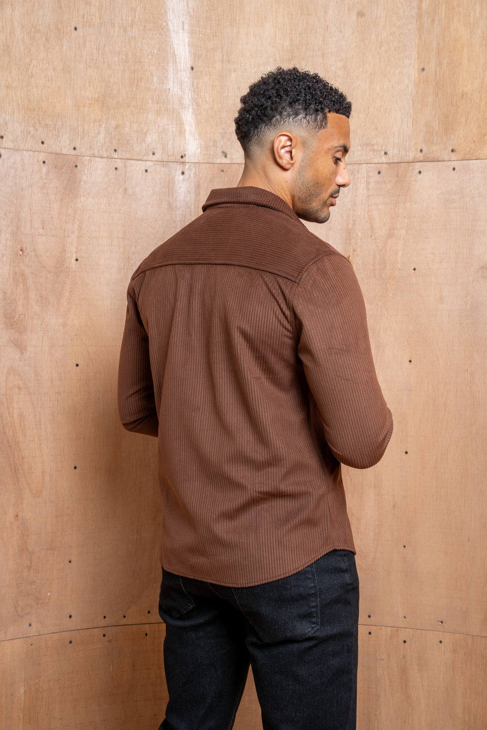 Capo Corduroy Overshirt - Brown