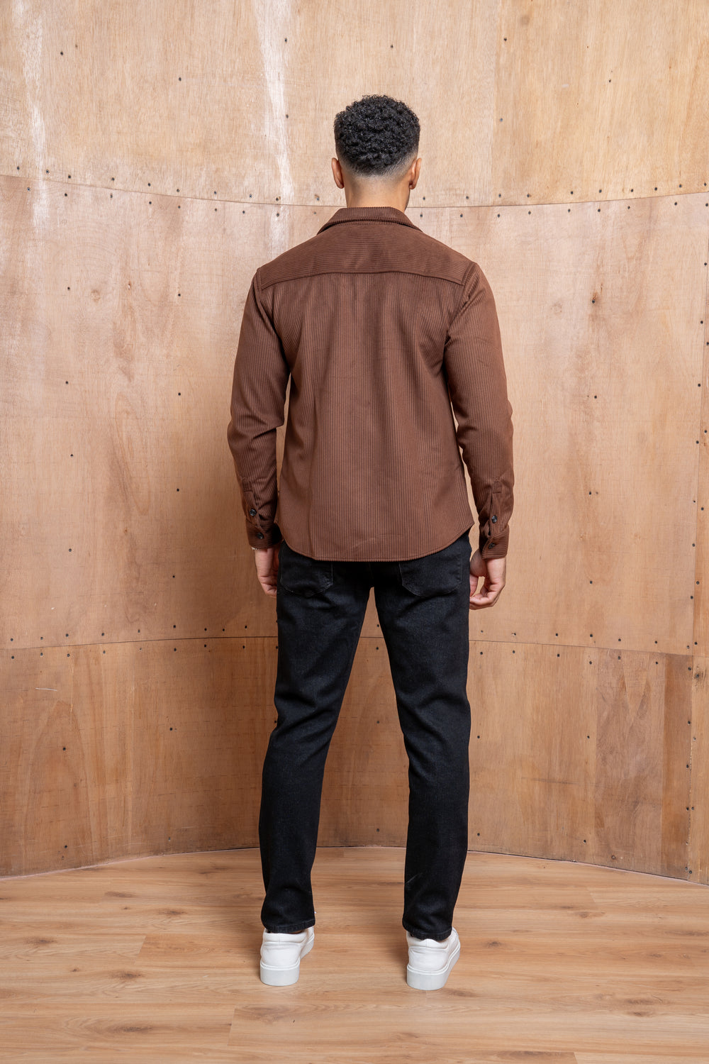 Capo Corduroy Overshirt - Brown