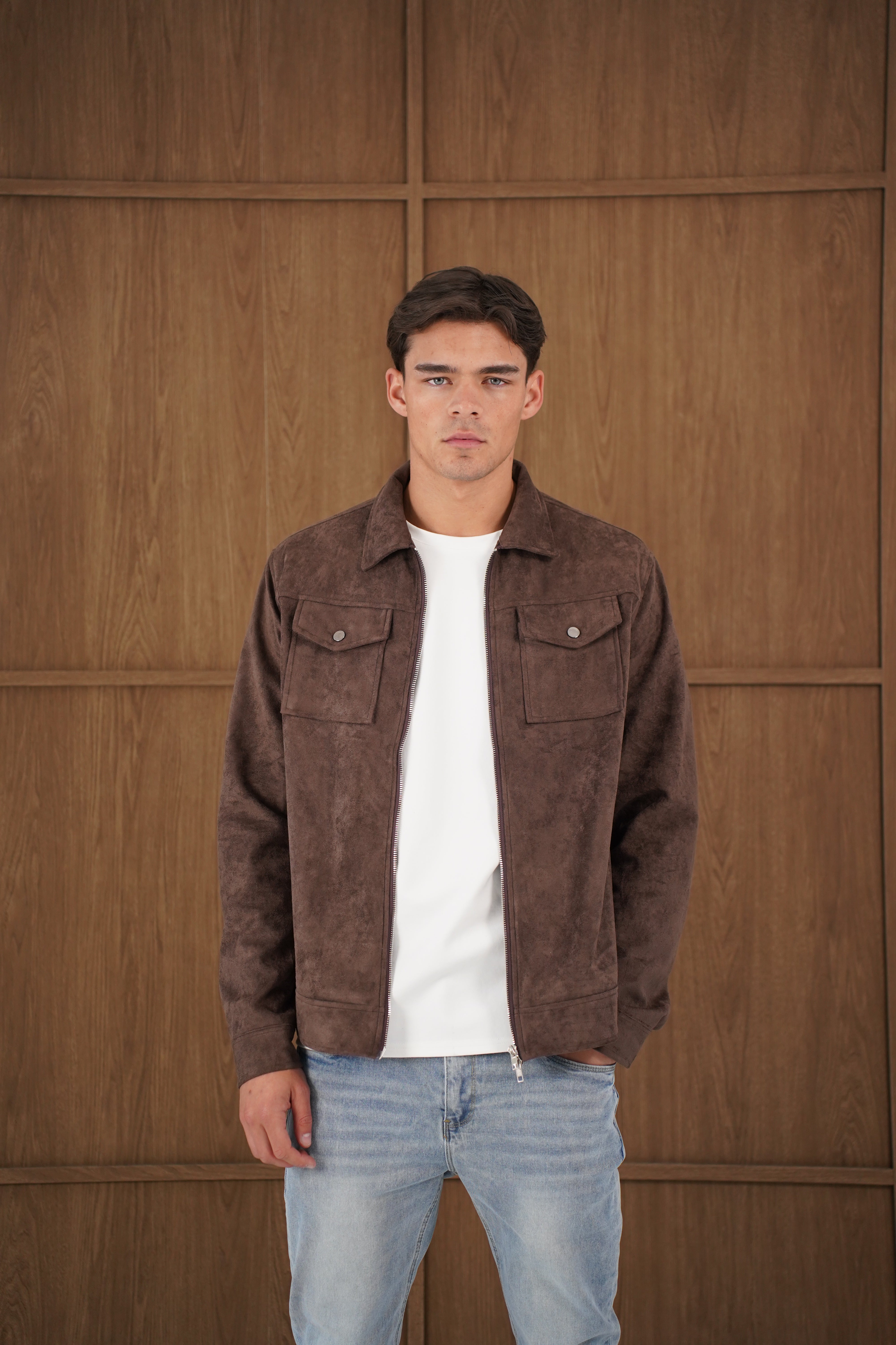 Capo SUEDE Jacket - Brown