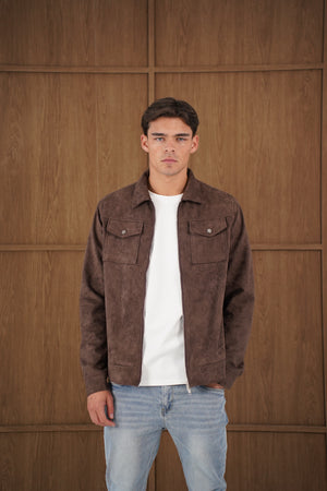 Capo SUEDE Jacket - Brown