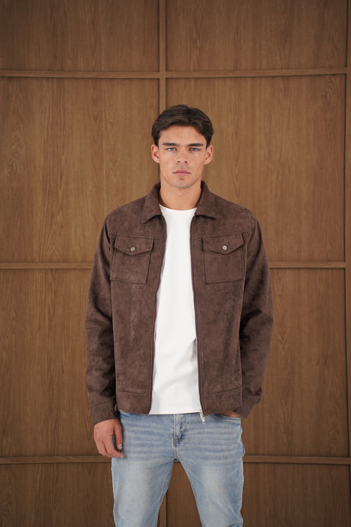Capo SUEDE Jacket - Brown