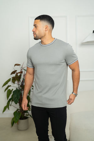 Capo Tipping T-Shirt - Grau