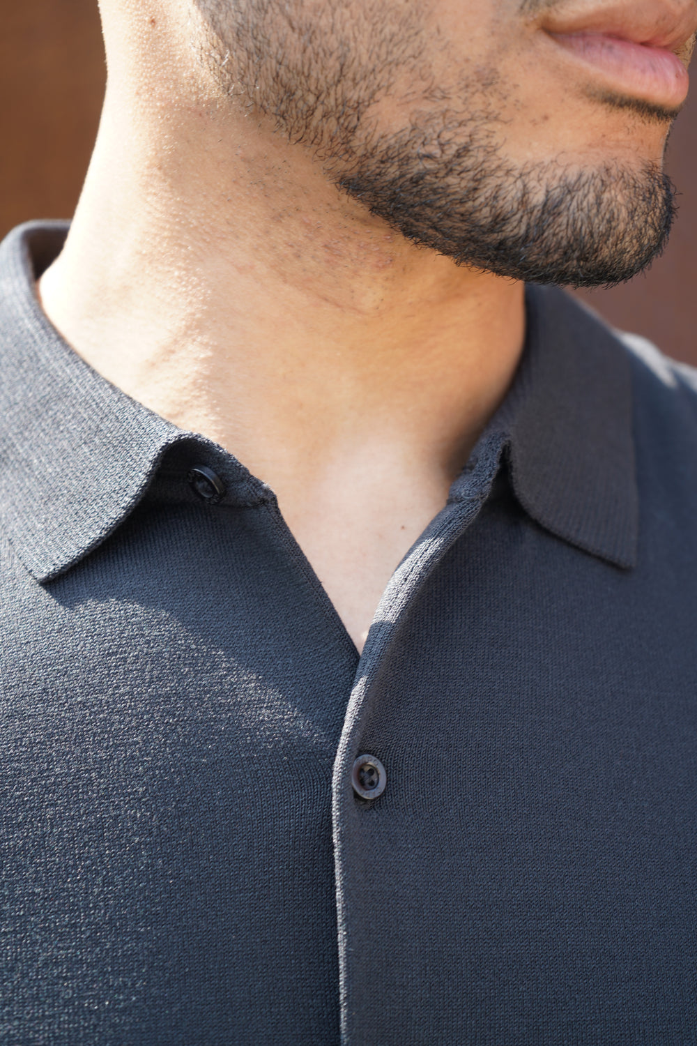 Capo Soft Button Through Shirt - Black