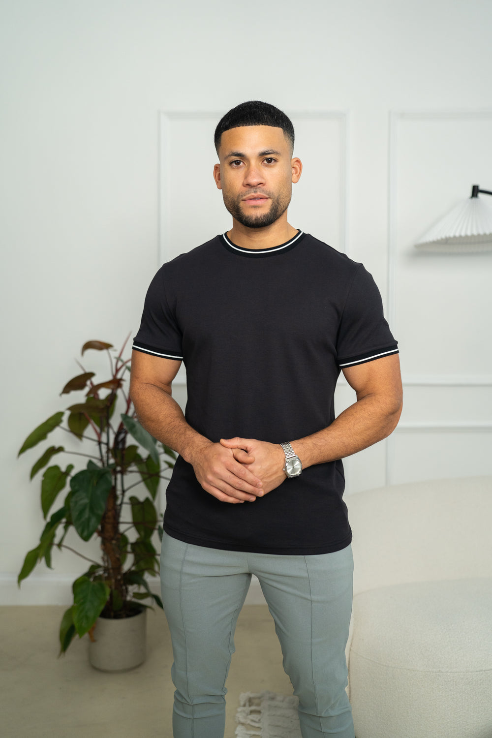 Capo Tipping T-Shirt - Schwarz