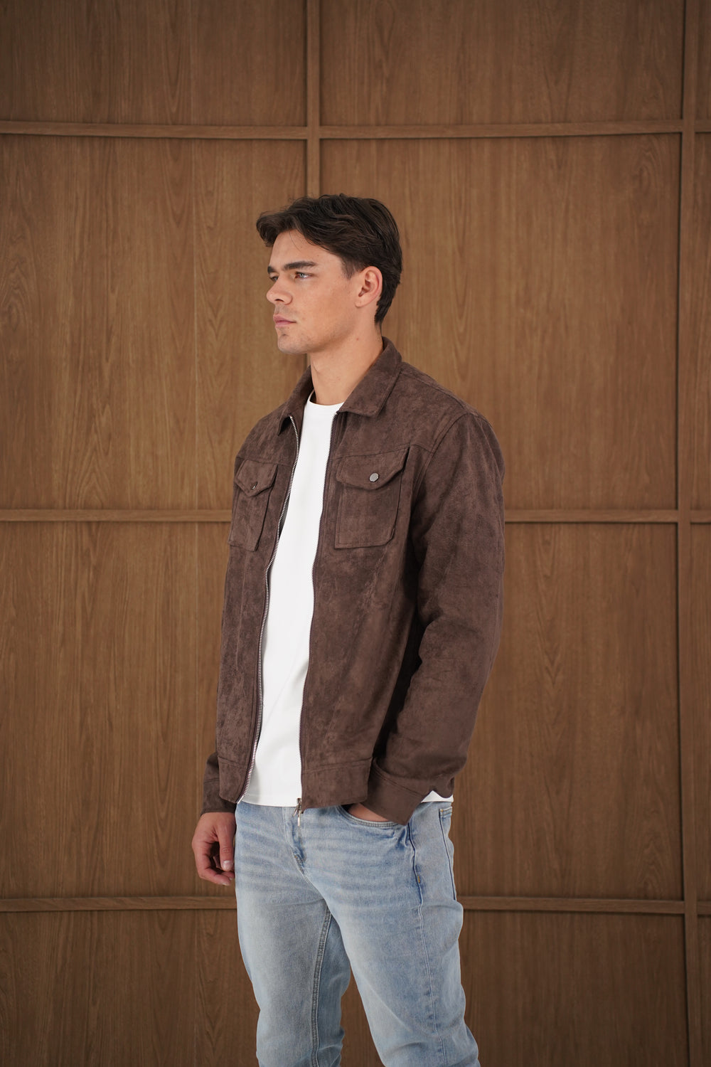 Capo SUEDE Jacket - Brown