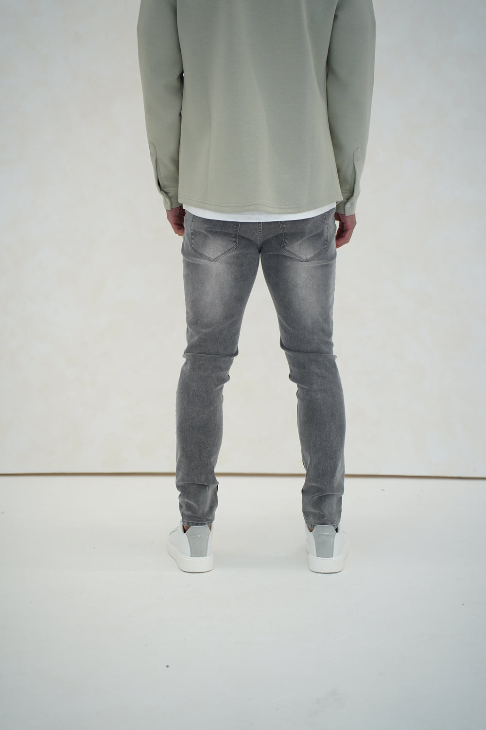 Capo Slim Fit Denim Jeans - Grey Wash