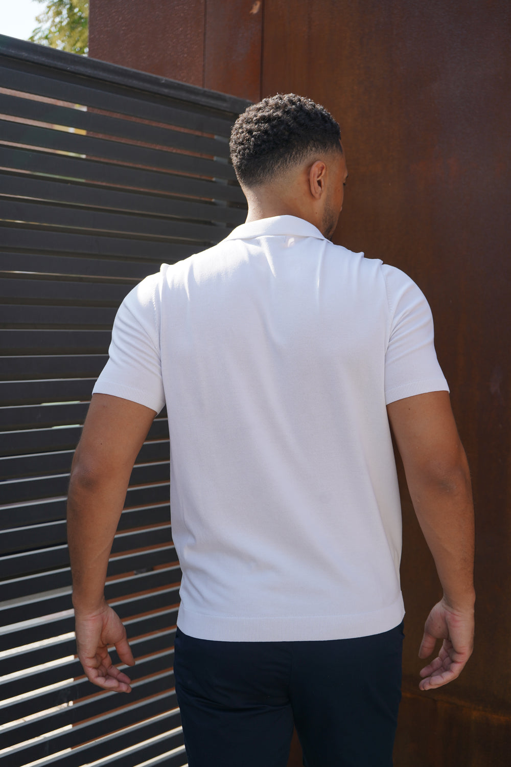 Capo Soft Button Through Shirt - White