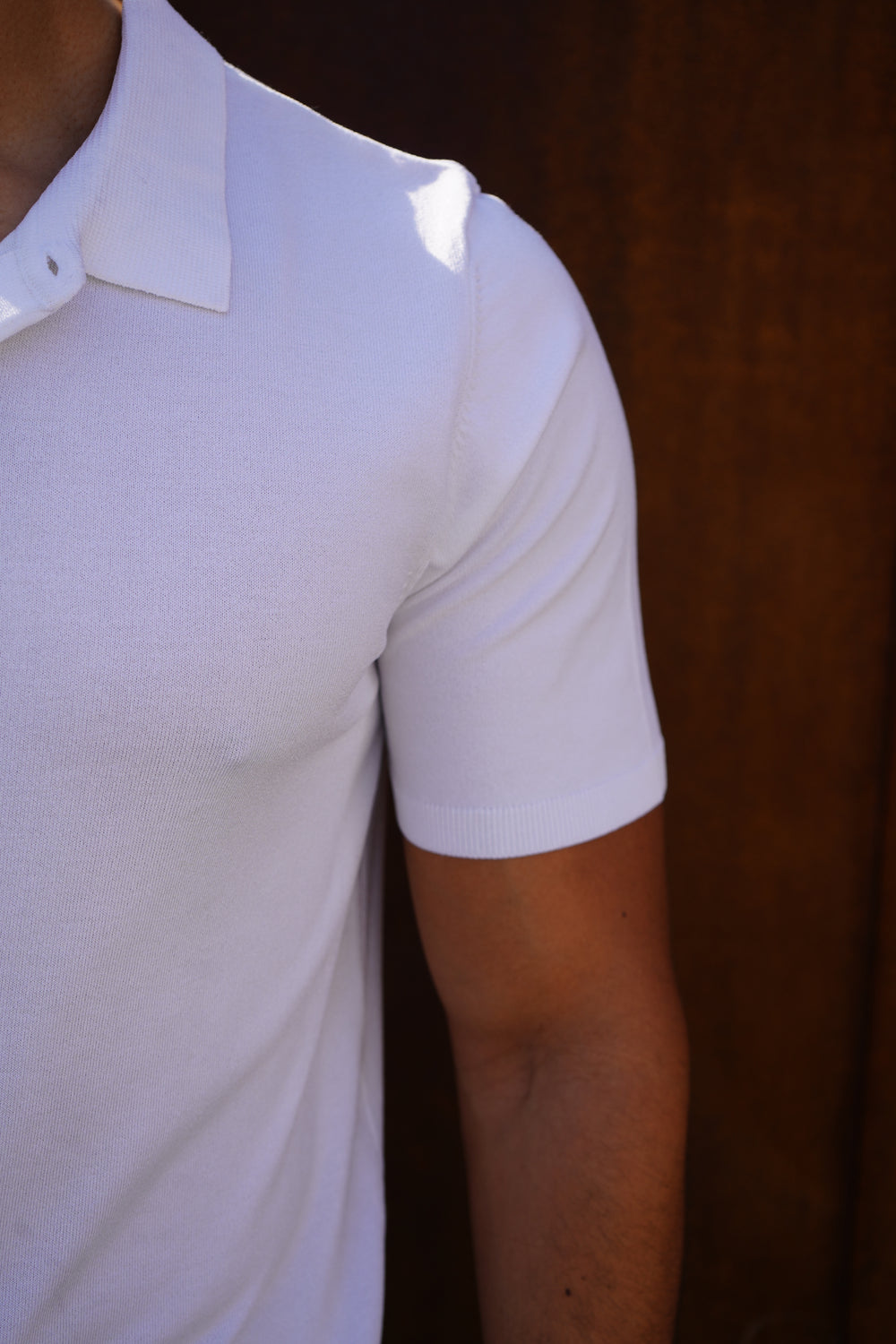 Capo Soft Button Through Shirt - White