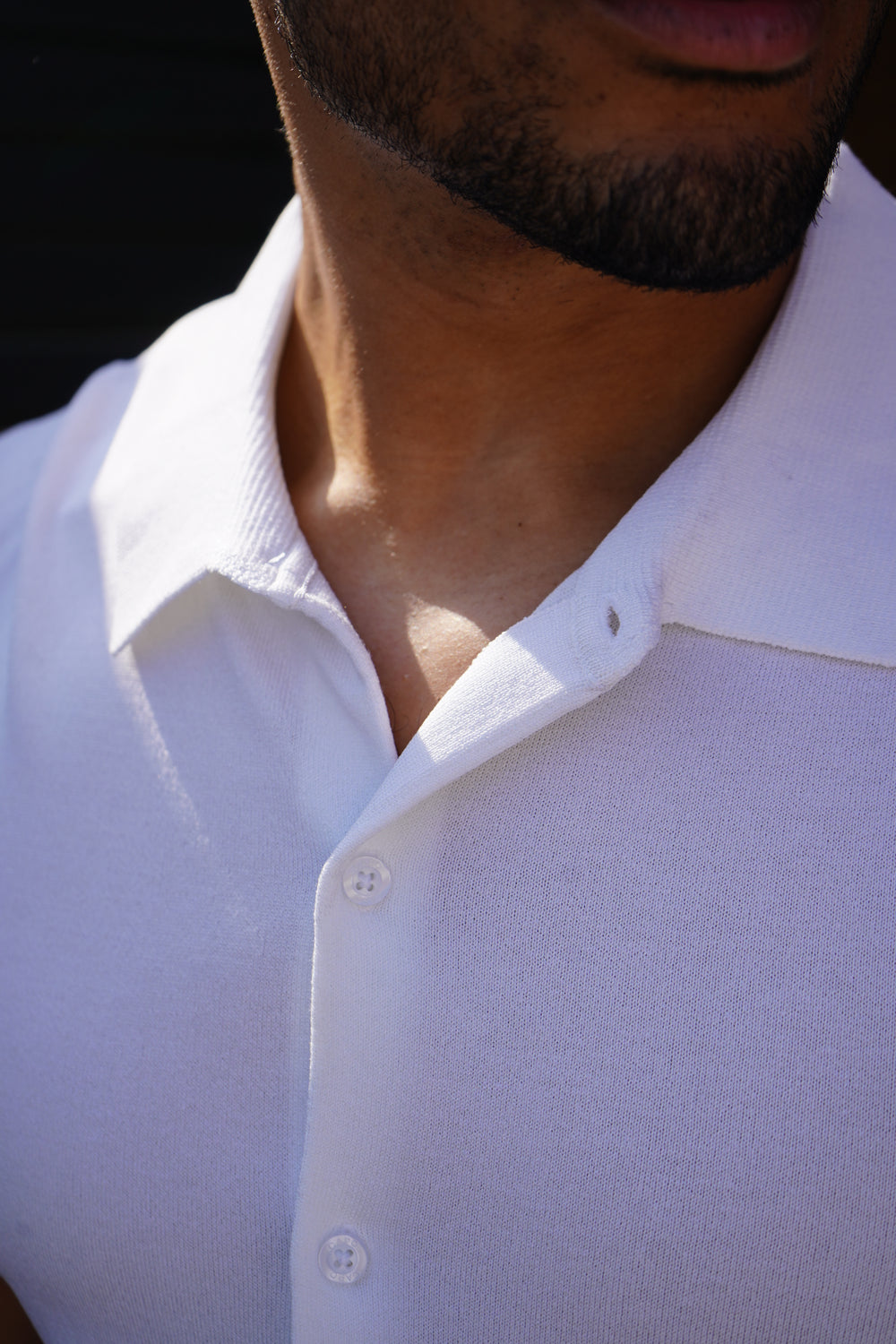Capo Soft Button Through Shirt - White