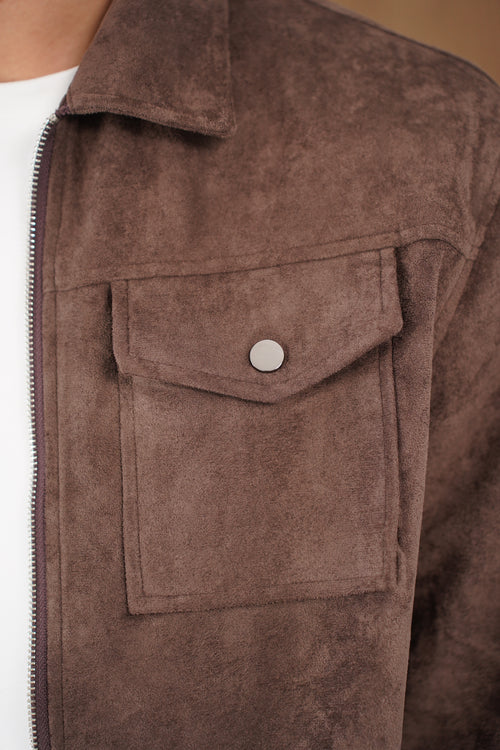 Capo SUEDE Jacket - Brown