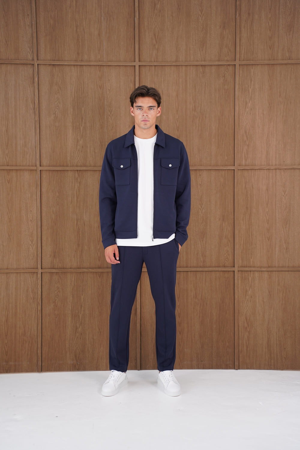 Capo Nick Interlock Pants - Navy