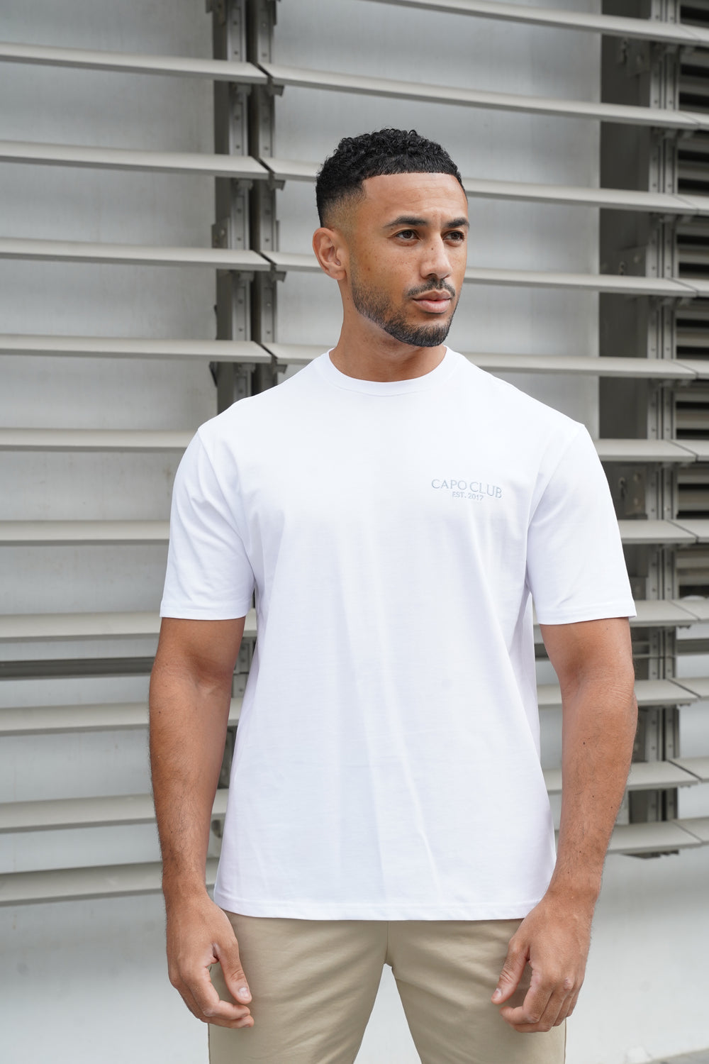 Capo Boat Scene Printed T-Shirt - White