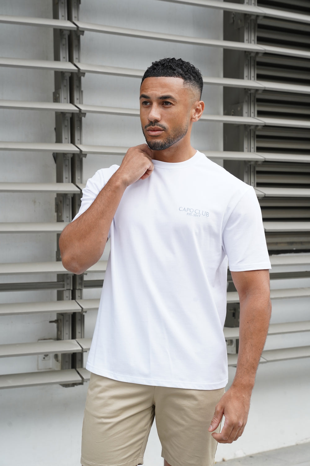 Capo Boat Scene Printed T-Shirt - White