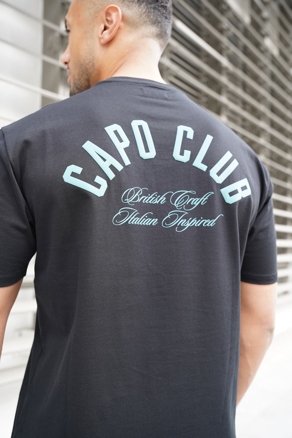 Capo Club Script T-Shirt - Black/Green