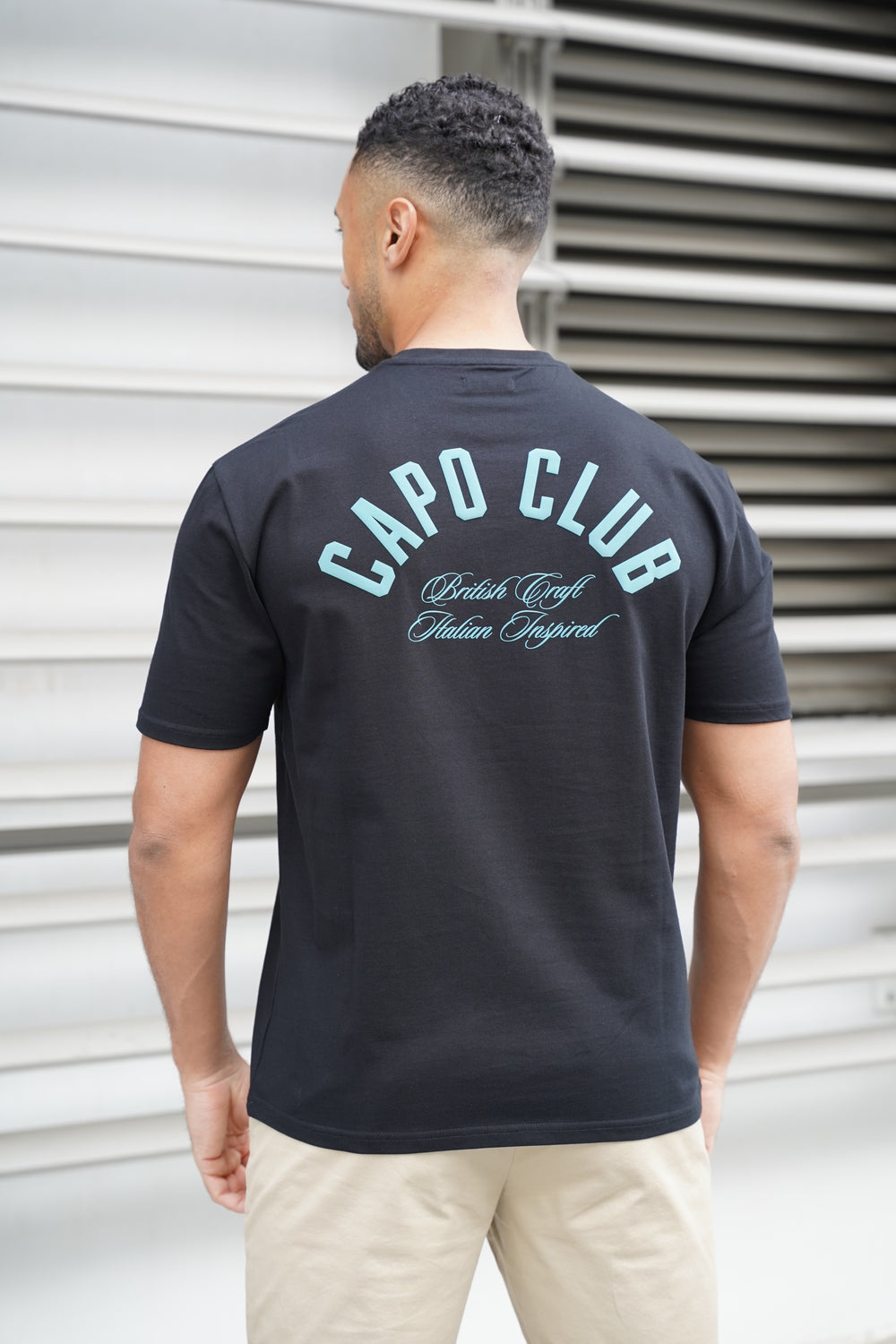 Capo Club Script T-Shirt - Black/Green