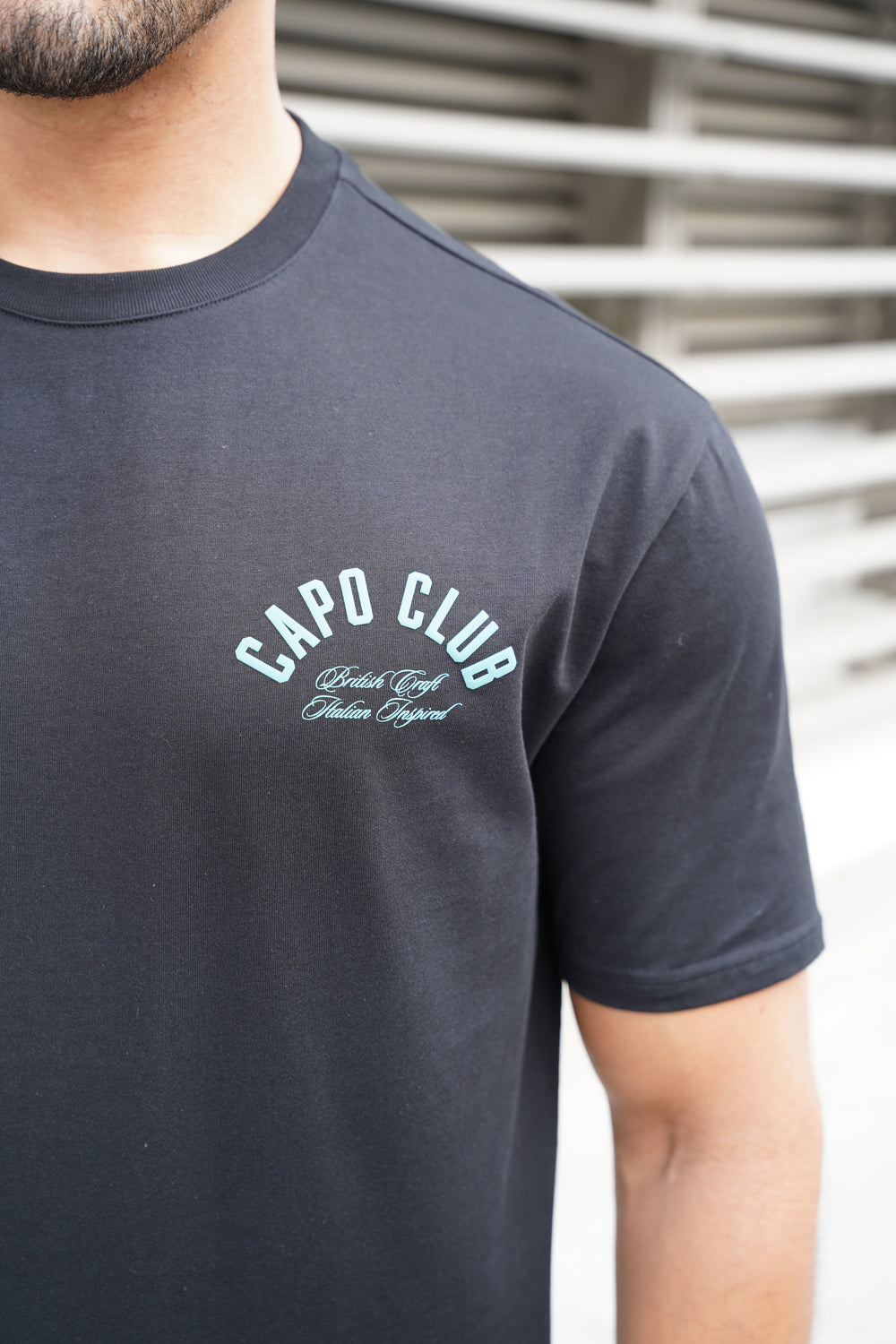 Capo Club Script T-Shirt - Black/Green