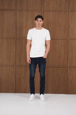 Capo Slim Fit Denim Jeans - Dark Blue