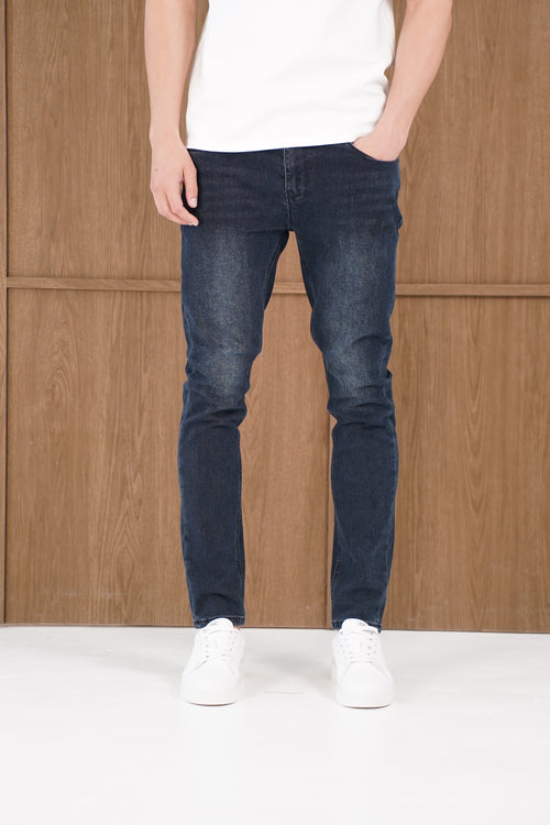 Capo Slim Fit Denim Jeans - Dark Blue